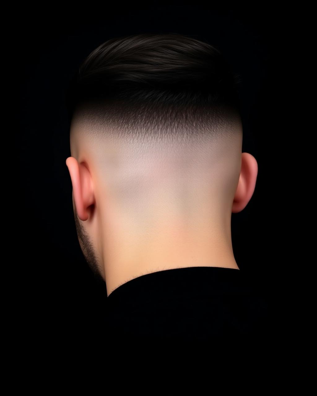 Sharp taper fade with crisp line-up